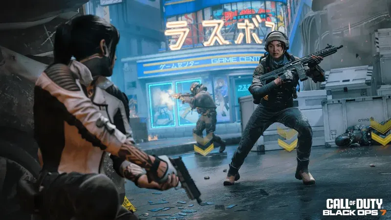 Black Ops 7 Hardpoint gameplay on Roji map