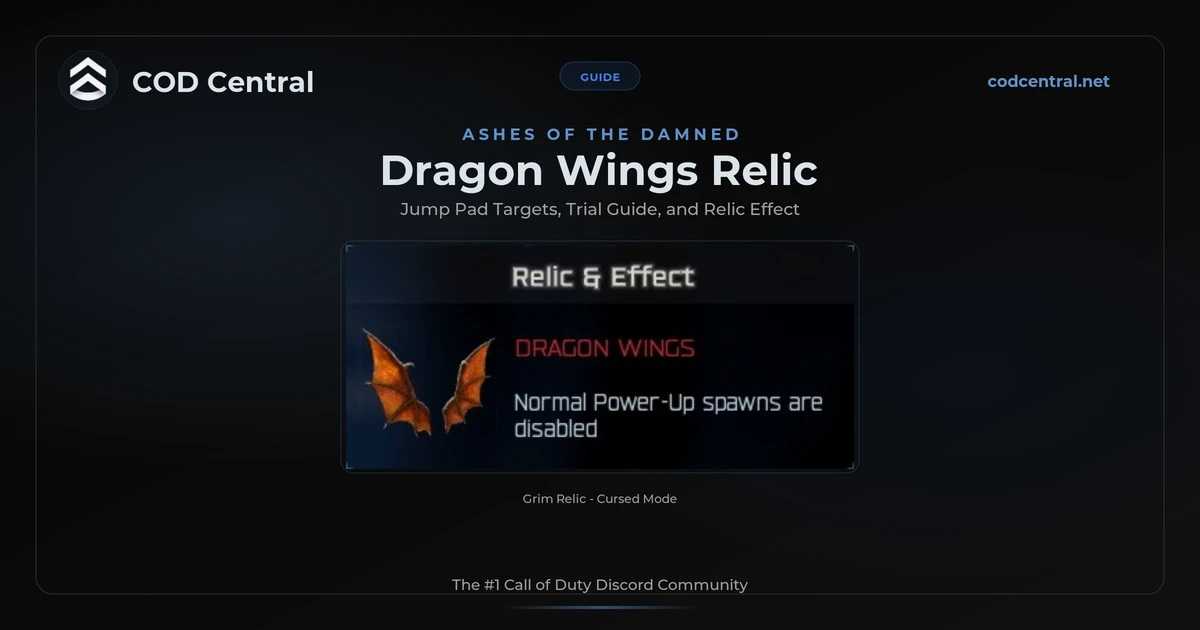 BO7 Dragon Wings Relic Guide: Ashes of the Damned (2026)