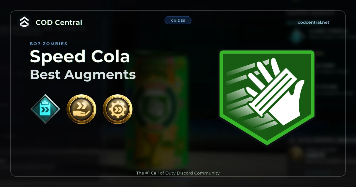 Best Speed Cola Augments in BO7 Zombies