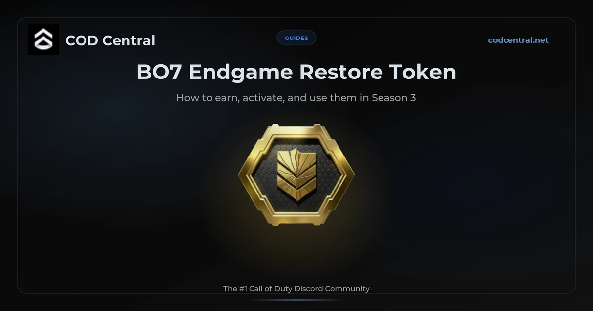 BO7 Restore Token: How to Get and Use It in 2026