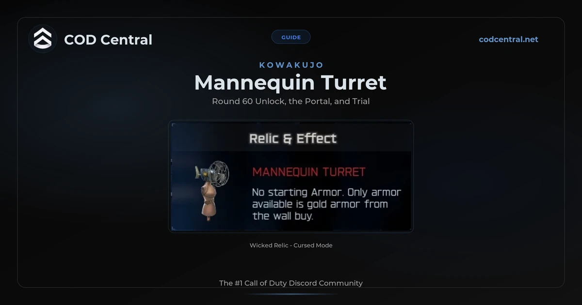 BO7 Mannequin Turret Relic Guide: Kowakujo (2026)