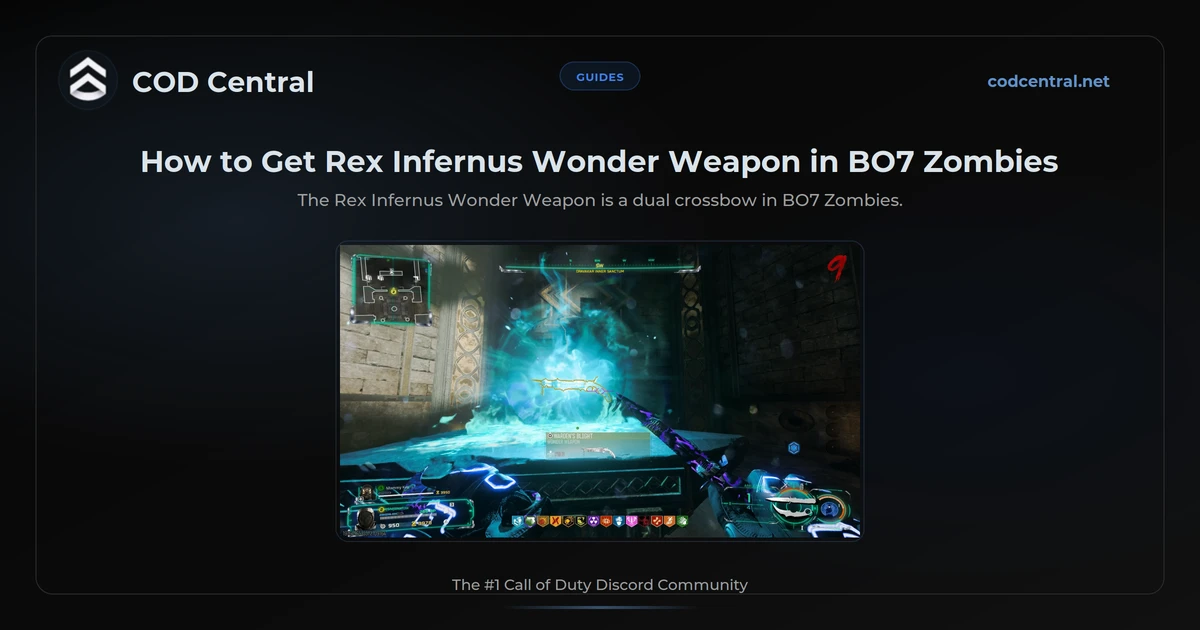 How to Get Rex Infernus Wonder Weapon in BO7 Zombies