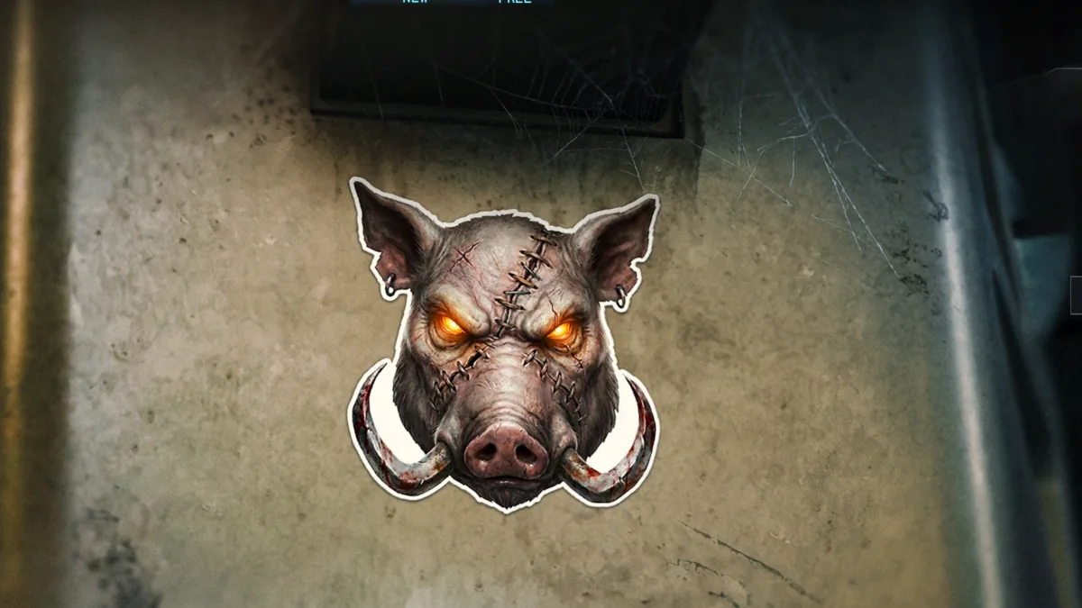 Tusked Terror (Weapon Sticker)
