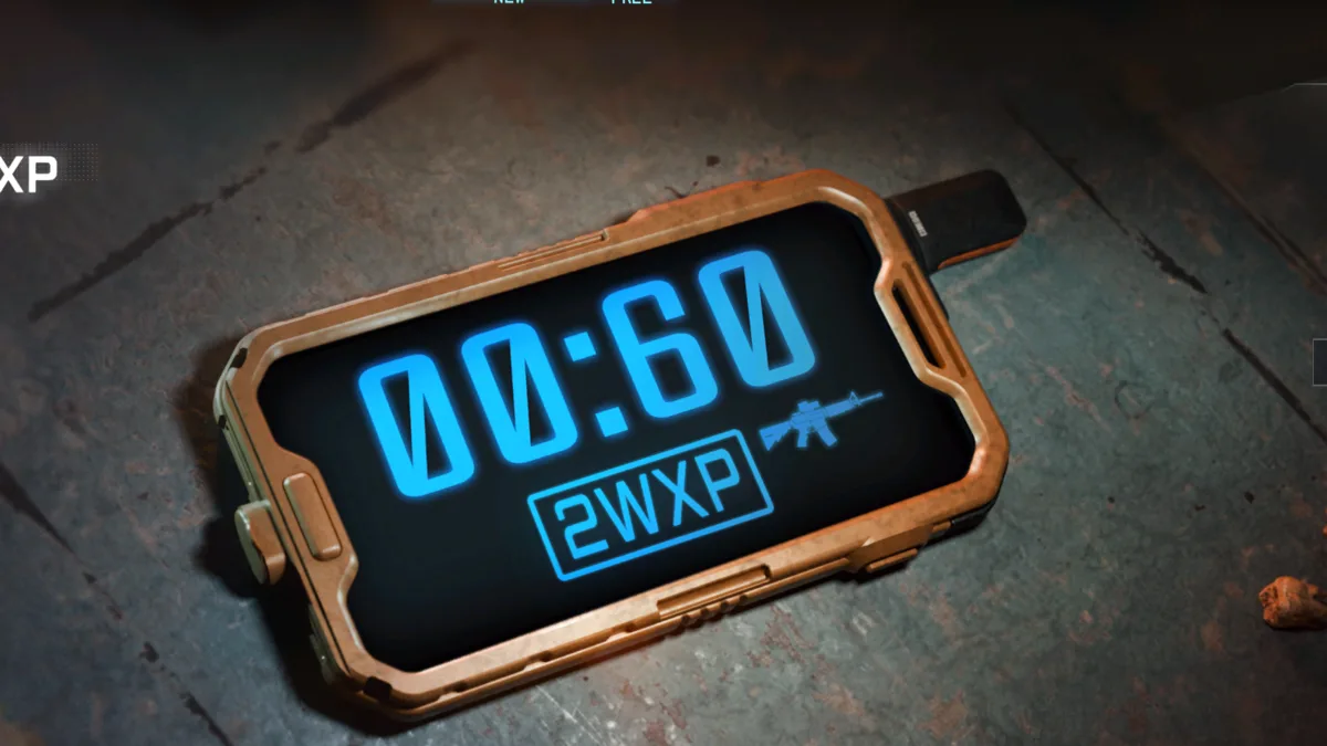 1 Hour - Weapon 2XP (XP Token)
