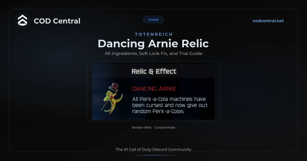 BO7 Totenreich Dancing Arnie Relic Guide (2026)