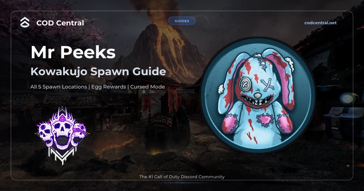 Mr Peeks Kowakujo: All 5 Spawn Locations (BO7 2026)