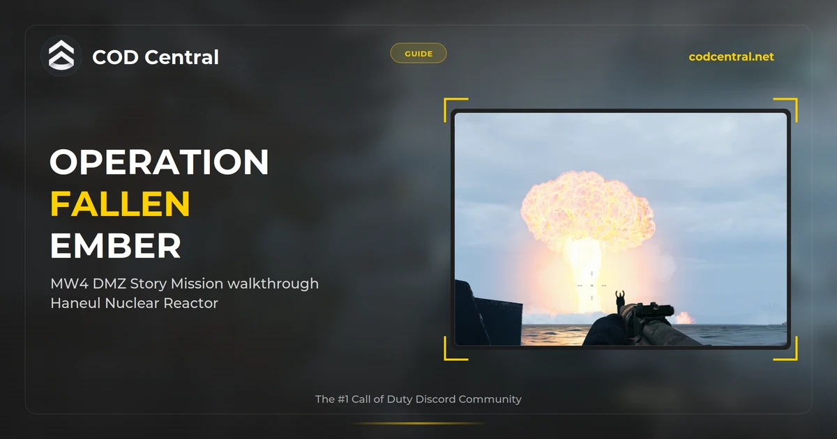 MW4 DMZ Operation Fallen Ember Walkthrough