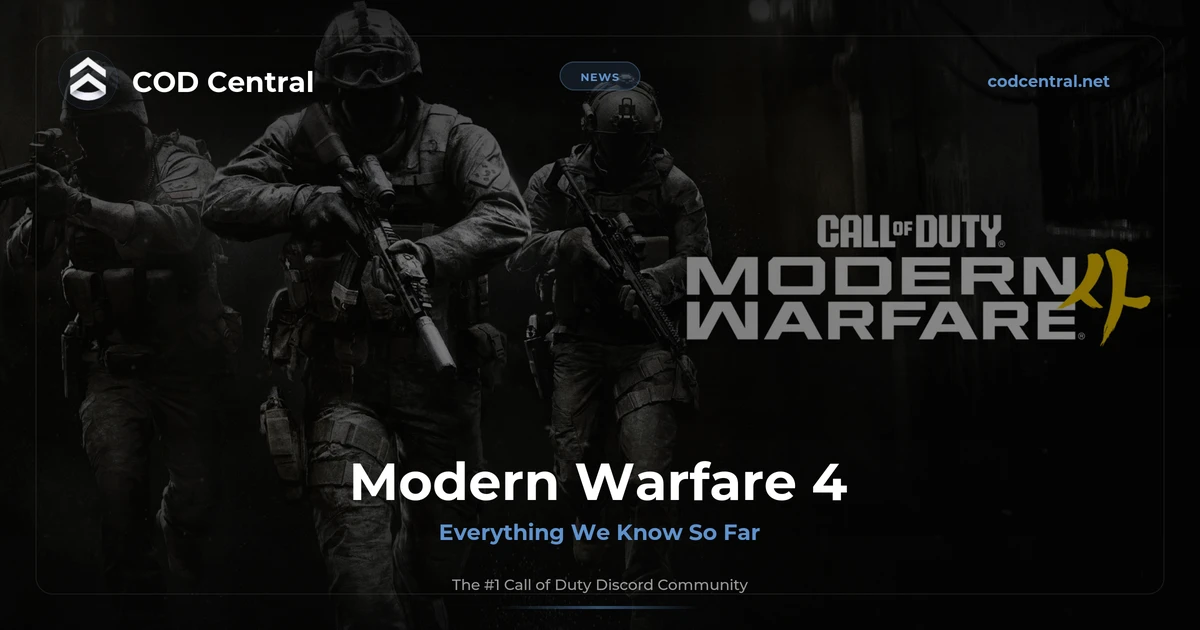 MW4: Everything We Know So Far (2026)