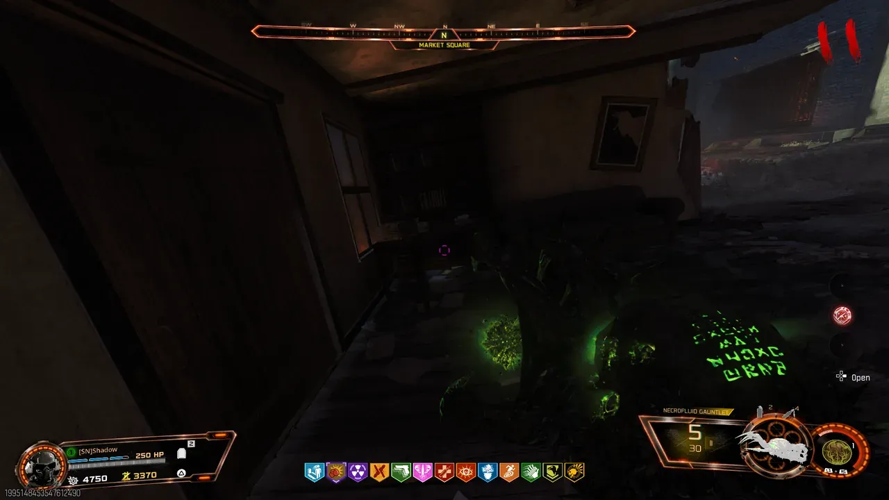 Blood Vials phone spawn location at Market Square on Ashes of the Damned in BO7