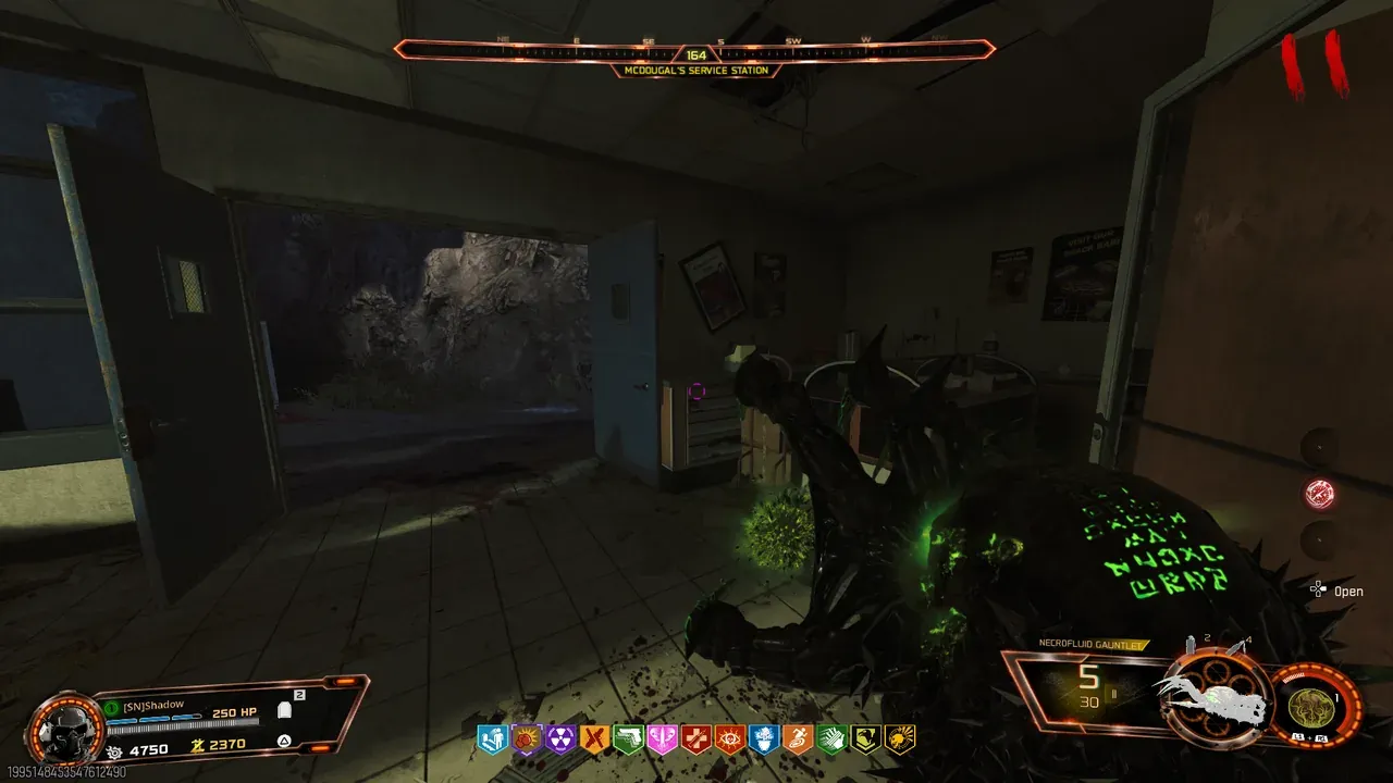 Blood Vials phone spawn location inside McDougal's Service Station on Ashes of the Damned in BO7