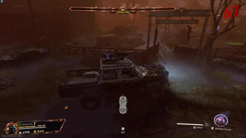 Riding Ol' Tessie the armored bus at Vandorn Farm in BO7 Ashes of the Damned to survive a no-damage round for the Bus relic