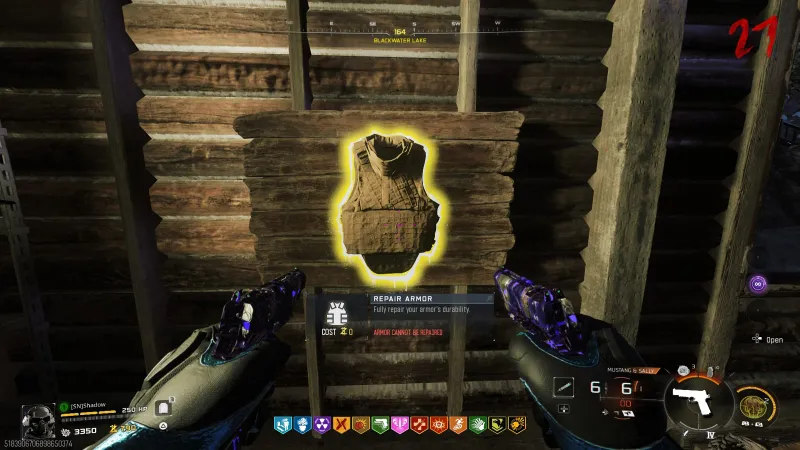 Golden Armor station in BO7 Cursed mode, the Tier 1 reward for equipping enough relics