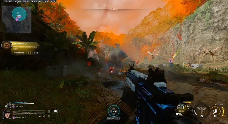 Multiple D.A.W.G. enemies spawning during Wave 2 of the Link Forger Glitch in BO7 Endgame