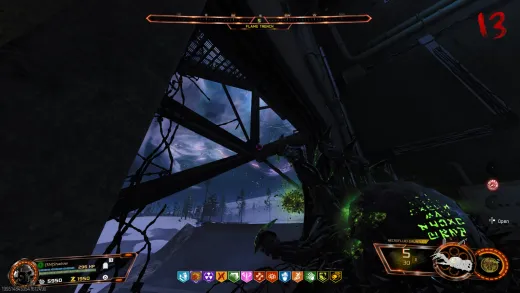 Green skull at Flame Trench used to spawn the Zursa bear on Ashes of the Damned in BO7
