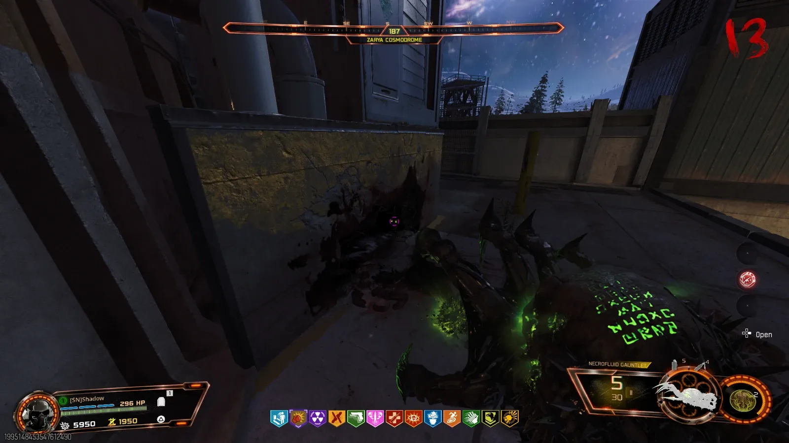 Green skull at Zarya Cosmodrome used to spawn the Zursa bear on Ashes of the Damned in BO7