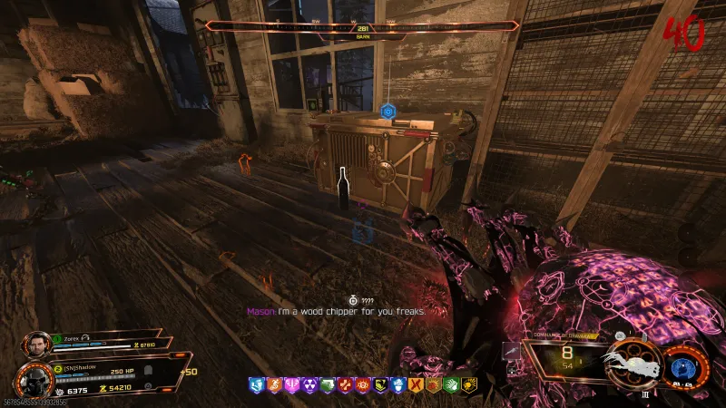 Second wine bottle at the T.E.D.D. reward crate after reaching Legendary mastery for the Focusing Stone relic in BO7
