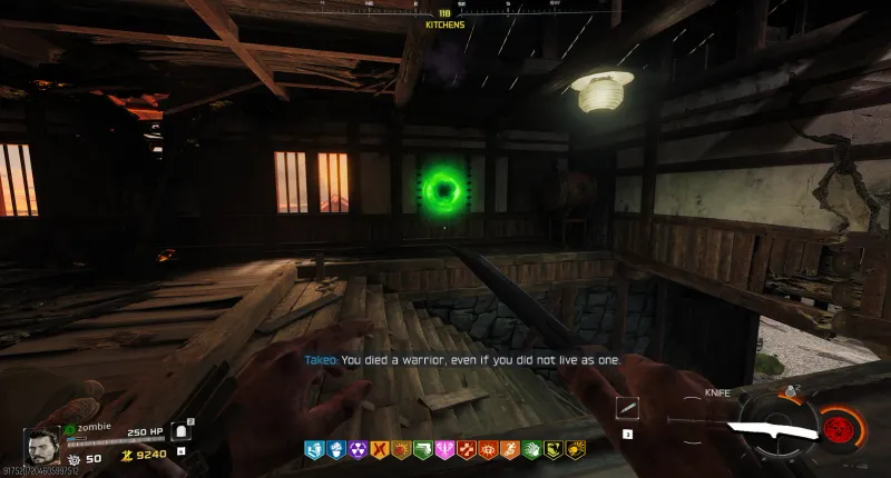 Green Gramophone relic trial portal spawned in the Kitchens on Kowakujo after the Simon Says drums in BO7 Zombies