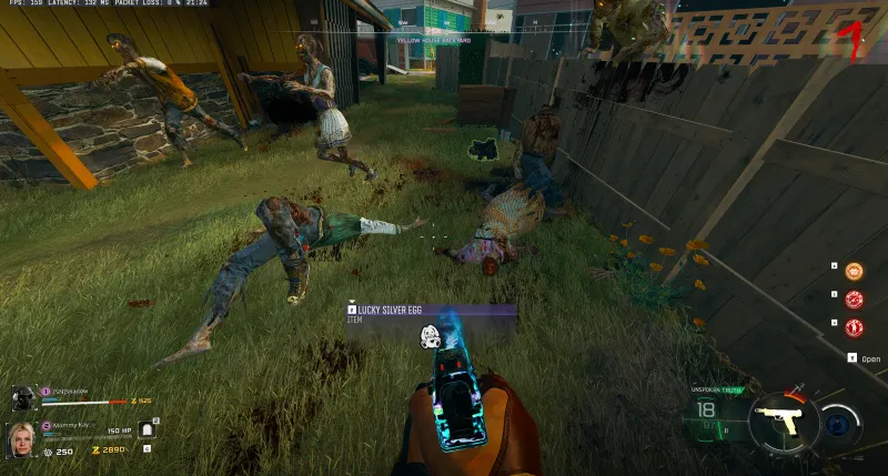 Mr Peeks Lucky Silver Egg reward drop in BO7 Cursed Mode