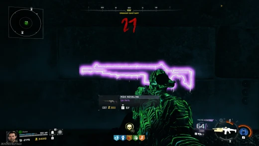 The M34 Novaline wall buy at Dravakar Sanctuary on Rex Infernus, costing 3650 at Epic rarity