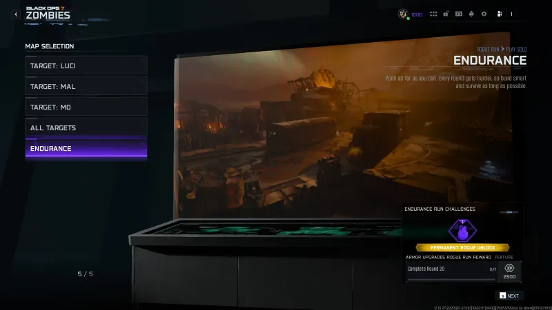 BO7 Rogue Run Endurance playlist pushing for high rounds