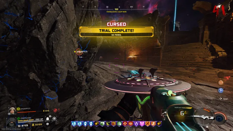 Trial Complete banner after unlocking the Spider Fang relic on Astra Malorum in BO7 Zombies