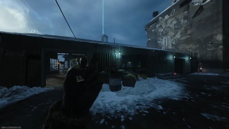 Richtofen holding up the Ritterkreuz medal after completing the Echoes of the Damned side Easter egg on Totenreich