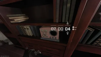 Radio code 07-00-04 entered on the Totenreich castle radio unlocking Counting the Cost audio log