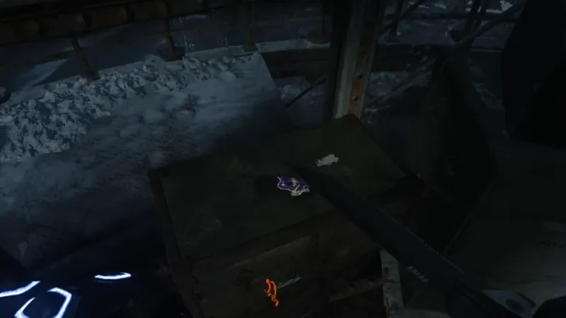The Mr. Peeks magazine lying on a wooden box at the top of the Totenreich lighthouse in BO7 Zombies Cursed Mode