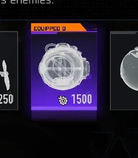 The LT53 Kazimir tile at the Black Ops 7 Zombies crafting table reading EQUIPPED 0, priced at 1,500 Salvage