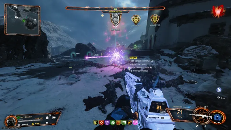 The Starburst Major Fire Works augment in Black Ops 7 Zombies