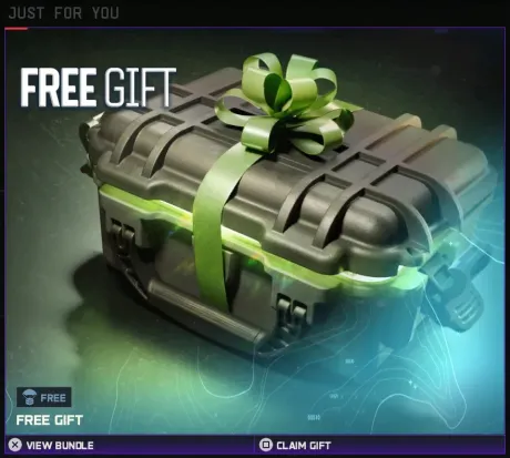Free GobbleGum gift in the BO7 Zombies store under Just For You with Claim Gift and View Bundle buttons