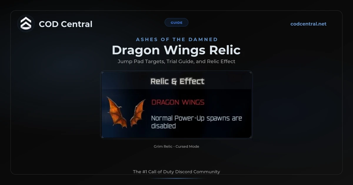 BO7 Dragon Wings relic trial on Ashes of the Damned showing the green portal at Vandorn Farm