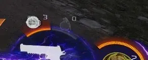 The Black Ops 7 Zombies HUD showing three LT53 Kazimir devices in reserve with the Fully Equipped augment equipped