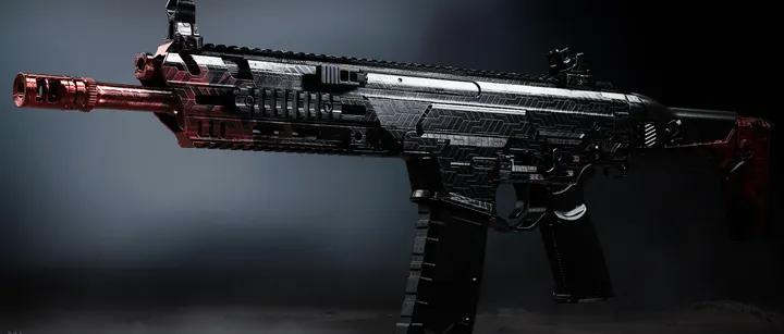 Axion with the Harmonic Break camo in MW4 DMZ