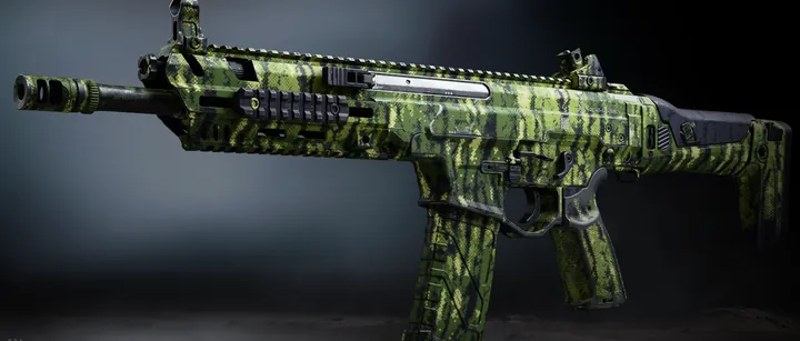 Axion with the Military Camo 7 camo in MW4 DMZ