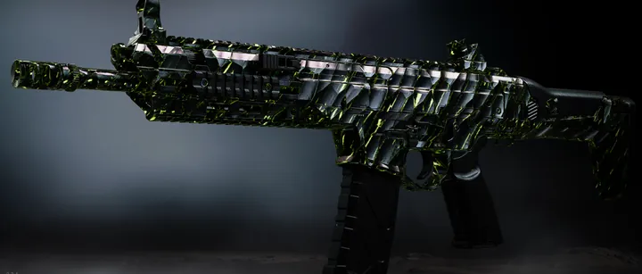 Axion with the Pyroclast Scatter camo in MW4 DMZ