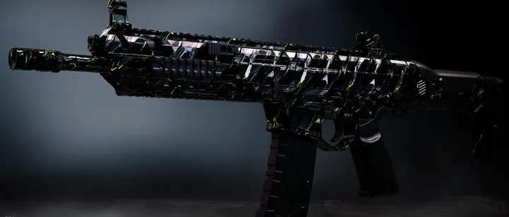 Axion with the Pyroclast Terminus camo in MW4 DMZ