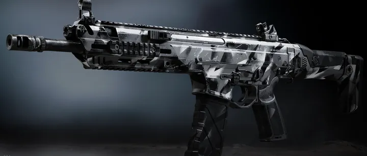 Axion with the Splinter Rock camo in MW4 DMZ