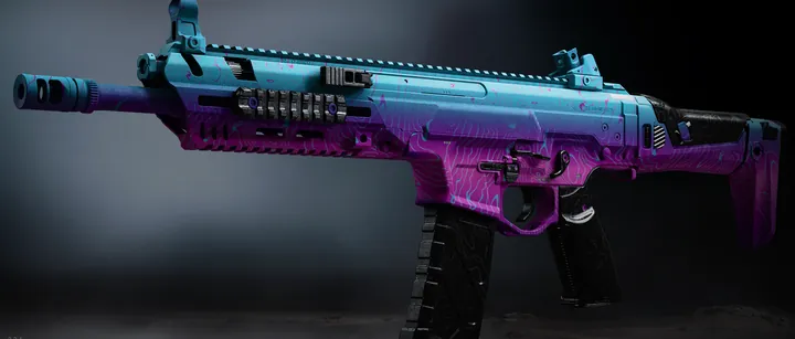 Axion with the Sunset Tropic camo in MW4 DMZ