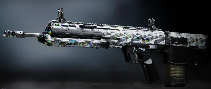 Cronen Squall with the Divergence camo in MW4 DMZ