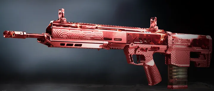 Cronen Squall with the Helio camo in MW4 DMZ