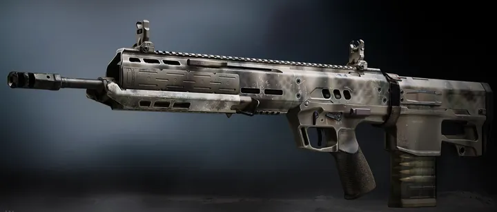 Cronen Squall with the Military Camo 1 camo in MW4 DMZ