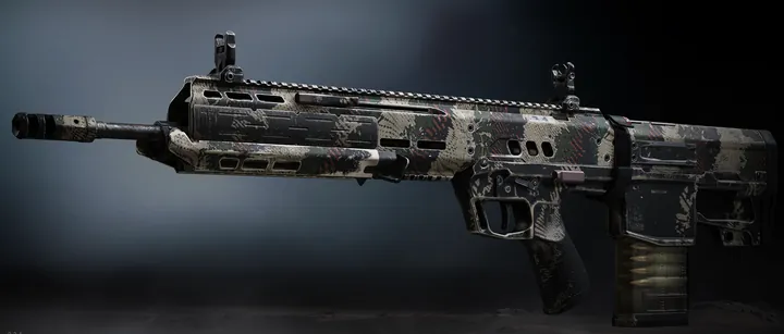 Cronen Squall with the Military Camo 4 camo in MW4 DMZ