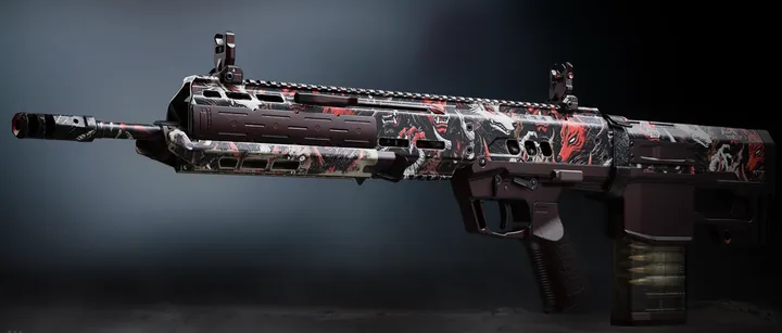 Cronen Squall with the Oni camo in MW4 DMZ