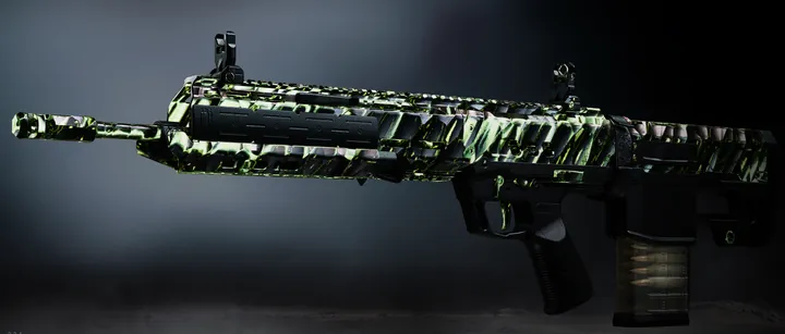 Cronen Squall with the Pyroclast Cascade camo in MW4 DMZ