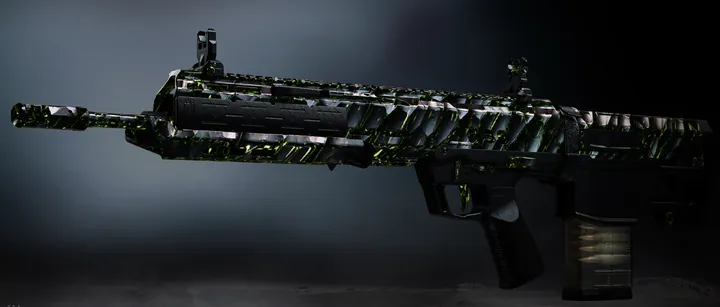 Cronen Squall with the Pyroclast Scatter camo in MW4 DMZ