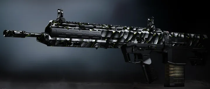 Cronen Squall with the Pyroclast camo in MW4 DMZ