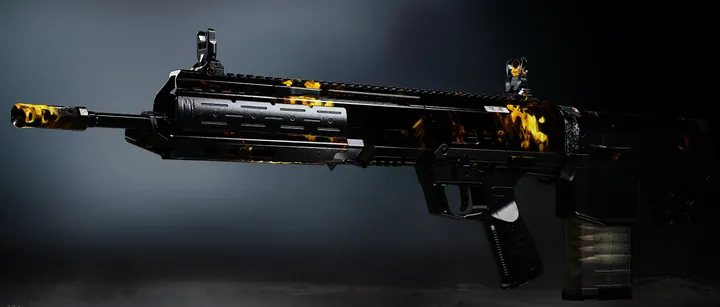 Cronen Squall with the Ripple Tide camo in MW4 DMZ