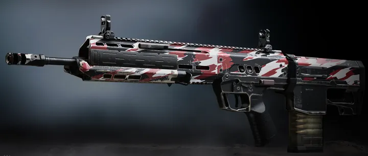 Cronen Squall with the Urban Smoke camo in MW4 DMZ