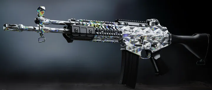 HAN 86 with the Divergence camo in MW4 DMZ